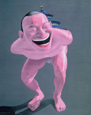 Yue Minjun the Altar of Heaven